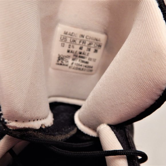 Throwback ADIDAS Adipure Ortho Trainer Shoes, Black-Blue-White, Mens, Sz 13 US - Picture 6 of 16